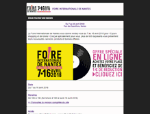 Tablet Screenshot of foiredenantes.fr